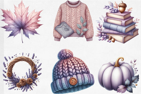Lavender Fall Sublimation Clipart Sublimation SVGista 