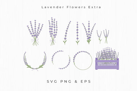 Lavender Flowers Font Manjali_Studio 
