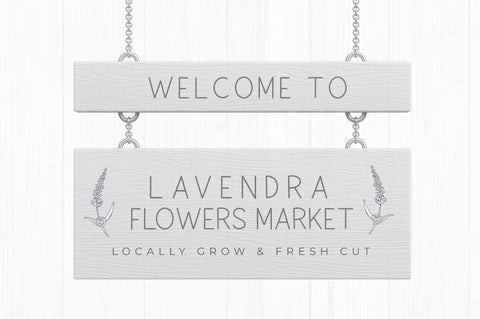Lavender Flowers Font Manjali_Studio 