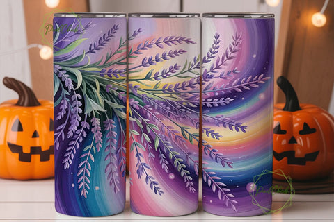 Lavender Galaxy 20oz Tumbler Wrap Sublimation PixelChick 