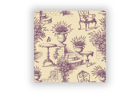 Lavender Purple Toile Digital Paper, Seamless Floral Pattern Bundle, Printable Scrapbook Paper, Wedding Spring Feminine Design Bundle Digital Pattern FloridPrintables 