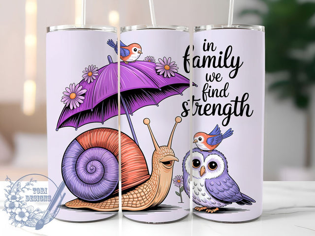 Lavender Strength Quote 20oz Tumbler, Family Gift, Sublimation Wrap, Floral Mug, 20oz Tumbler Design, Strength Quote Art, Spring Theme Sublimation ToriDesigns 