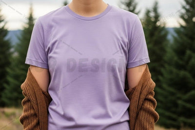 Lavender t-shirt mockup design Mock Up Photo Designangry 