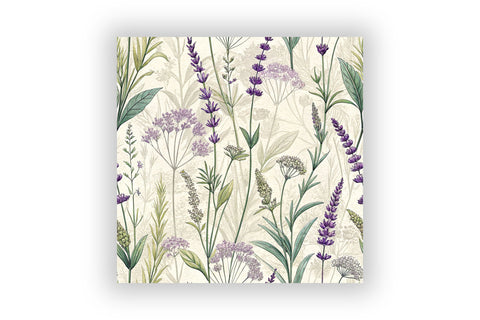 Lavender Toile Digital Paper Pack, Vintage Floral Toile, Gingham & Stripe Seamless Patterns, Wedding, Scrapbooking & Printable Crafts Digital Pattern FloridPrintables 