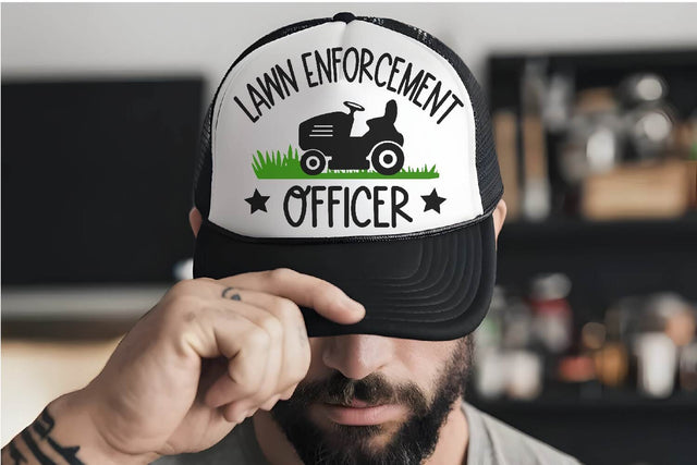Lawn Enforcement Officer SVG PNG DXF EPS Cut File - Cricut & Silhouette Design SVG So Fontsy VIP Design Shop 