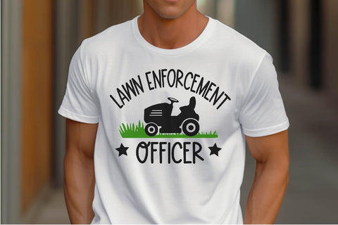 Lawn Enforcement Officer SVG PNG DXF EPS Cut File - Cricut & Silhouette Design SVG So Fontsy VIP Design Shop 