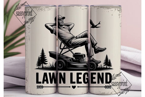 Lawn Legend 20oz Tumbler Design Sublimation sassyprint 