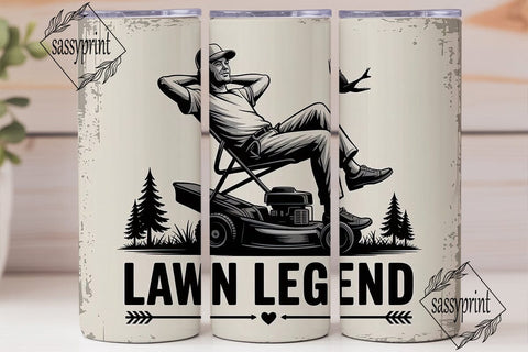Lawn Legend 20oz Tumbler Design Sublimation sassyprint 