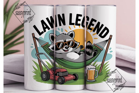 Lawn Legend 20oz Tumbler Wrap Sublimation sassyprint 