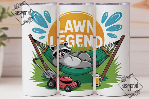 Lawn Legend 20oz Tumbler Wrap Sublimation sassyprint 