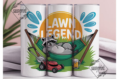 Lawn Legend 20oz Tumbler Wrap Sublimation sassyprint 