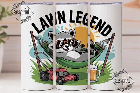 Lawn Legend 20oz Tumbler Wrap Sublimation sassyprint 