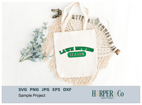 Lawn Mowing Season Laser SVG EPS Cut File SVG HarperNCo 