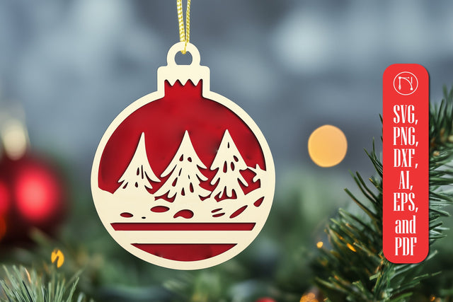 Layered Christmas Ornament SVG Cut File SVG MD JOYNAL ABDIN 