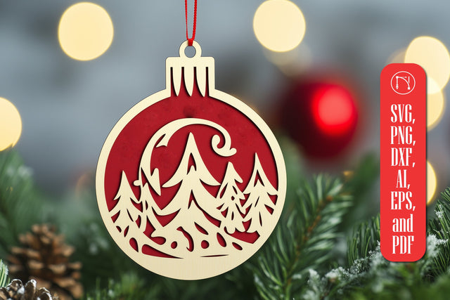 Layered Christmas Ornament SVG Cut File SVG MD JOYNAL ABDIN 