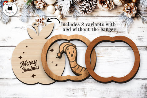 Layered Christmas Sign Laser Cut SVG SVG Ivy's Creativity House 