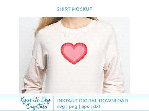 Layered Hearts SVG Bundle Love Valentine SVG Kyanite Sky Digitals 