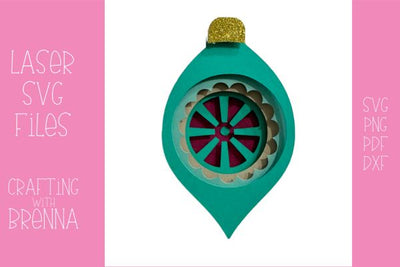 Layered Vintage Ornament Laser SVG File SVG Crafting With Brenna 
