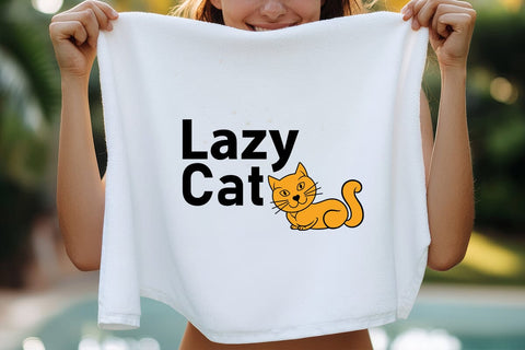 lazy cat SVG Angelina750 