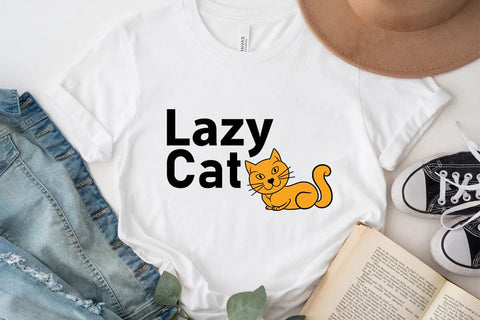 lazy cat SVG Angelina750 