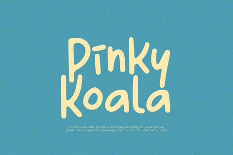 Lazy Note - Display Font Font Alpaprana Studio 