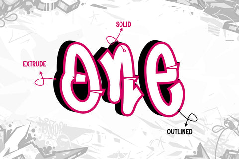 Lazy Street - A thin Layered graffiti font style Font Mozzatype 