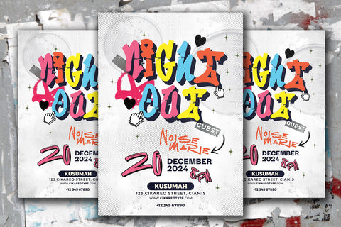 Lazy Street - A thin Layered graffiti font style Font Mozzatype 