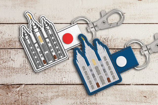 LDS Salt Lake City Temple ITH Key Fob Applique Embroidery Embroidery/Applique DESIGNS Risa Rocks It 