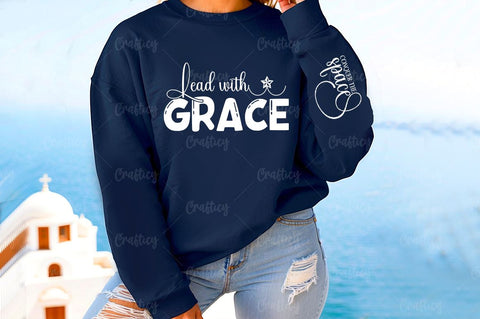 Lead with grace Sleeve SVG Design SVG Designangry 