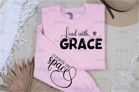 Lead with grace Sleeve SVG Design SVG Designangry 