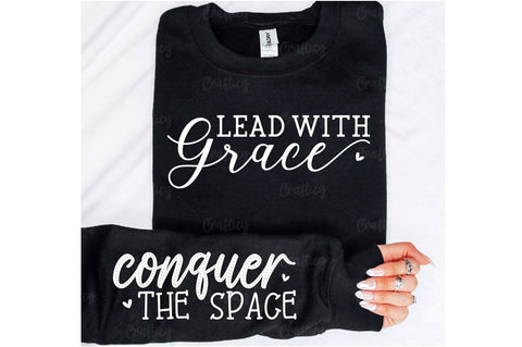 Lead with grace Sleeve SVG Design SVG Designangry 