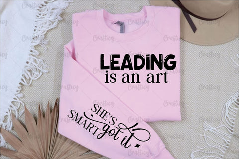 Leading is an art Sleeve SVG Design SVG Designangry 