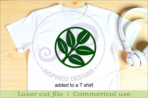 Leaf Coasters, laser cut out leaves designs d2 SVG APInspireddesigns 