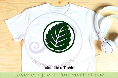 Leaf Coasters, laser cut out leaves designs d4 SVG APInspireddesigns 