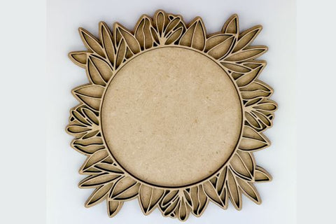 Leaf Monogram Layered Nursery Sign SVG SVG Crafting With Brenna 