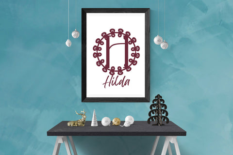Leafori Monogram Font Dm Letter Studio 