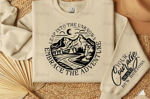 Leap into the unknown embrace the Sleeve SVG Design SVG Designangry 