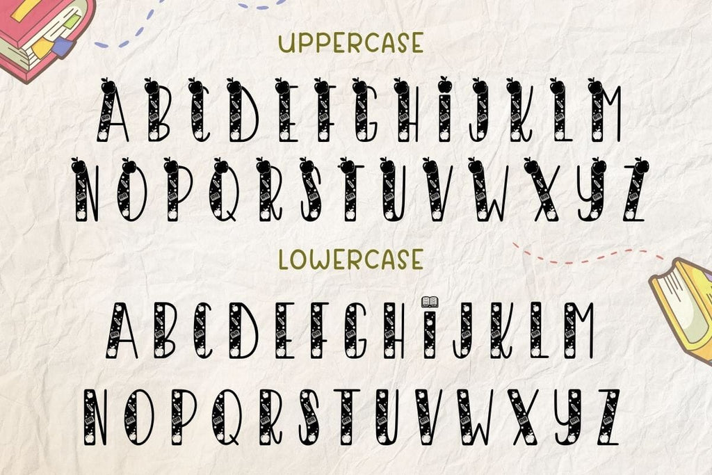 Learning - decorative font - So Fontsy