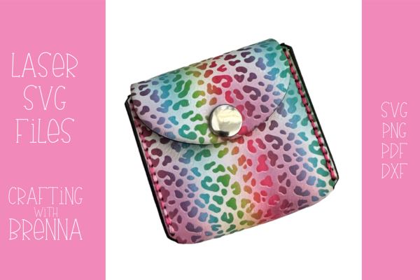 Leather Mini Pouch Laser SVG File SVG Crafting With Brenna 
