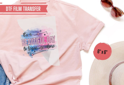 Leave Me Alone Iron On Transfer Physical So Fontsy T-Shirt Iron-On Transfer Shop