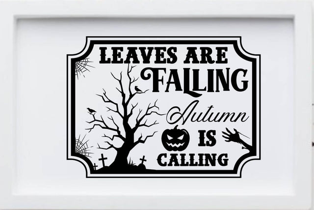 Leaves Are Falling Autumn Is Calling SVG Angelina750 