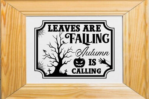 Leaves Are Falling Autumn Is Calling SVG Angelina750 