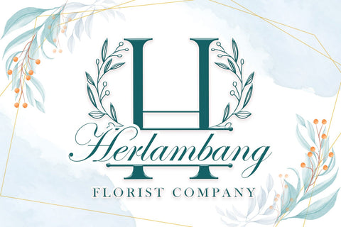 Leaves Buds Line Monogram Font Dm Letter Studio 