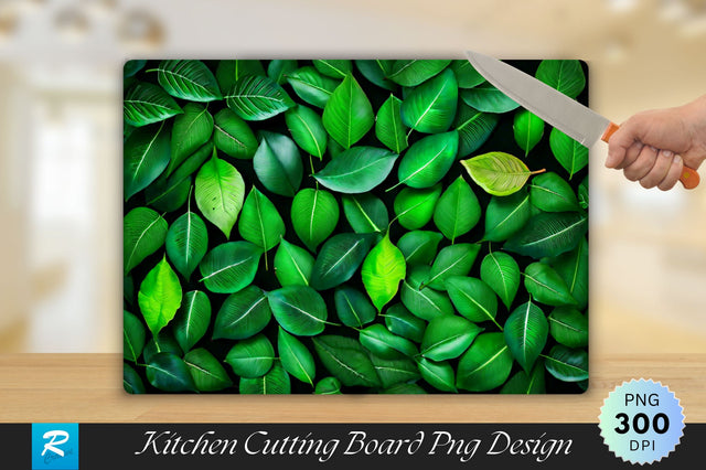 Leaves Cutting Board Sublimation Regulrcrative 