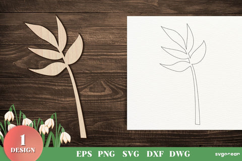 Leaves Laser Cut Files SVG SvgOcean 