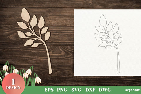 Leaves Laser Cut Files SVG SvgOcean 
