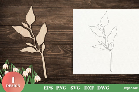Leaves Laser Cut Files SVG SvgOcean 
