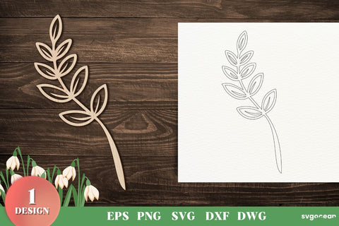 Leaves Laser Cut Files SVG SvgOcean 