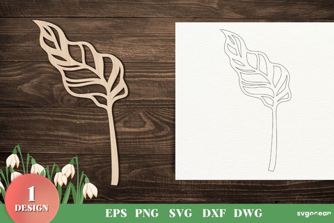 Leaves Laser Cut Files SVG SvgOcean 