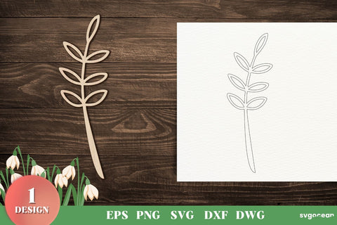 Leaves Laser Cut Files SVG SvgOcean 